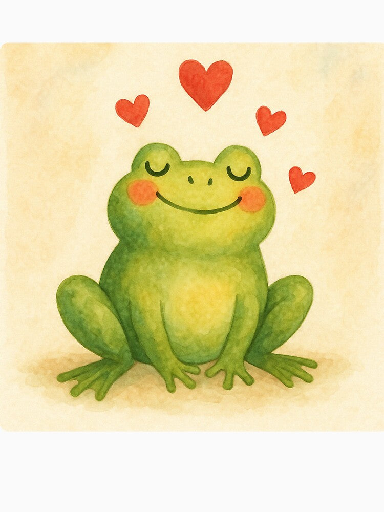 Little Frog, Big Love by GusiaTreasures