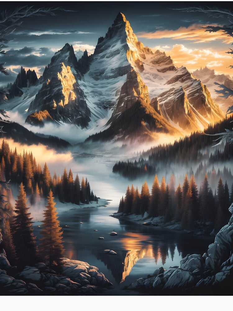Ice-Topped Mountains by AnamMHavan