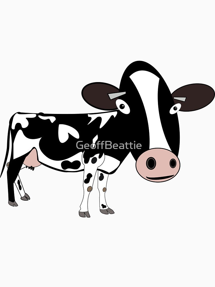 Cartoon smiley cow 02 by GeoffBeattie