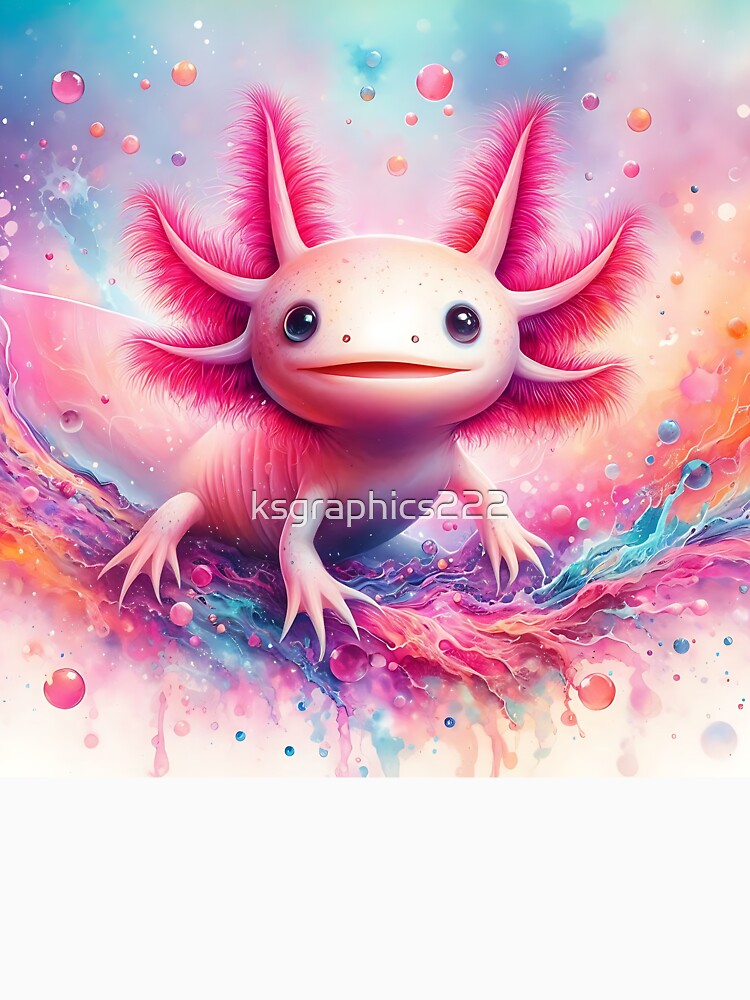 Axolotl Art #132 | Axolotl Lovers by ksgraphics222