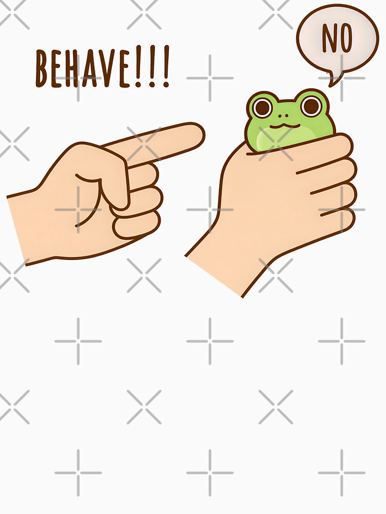 Dishonest Frog Funny Frog Meme Behave No Cartoon by gear-posters