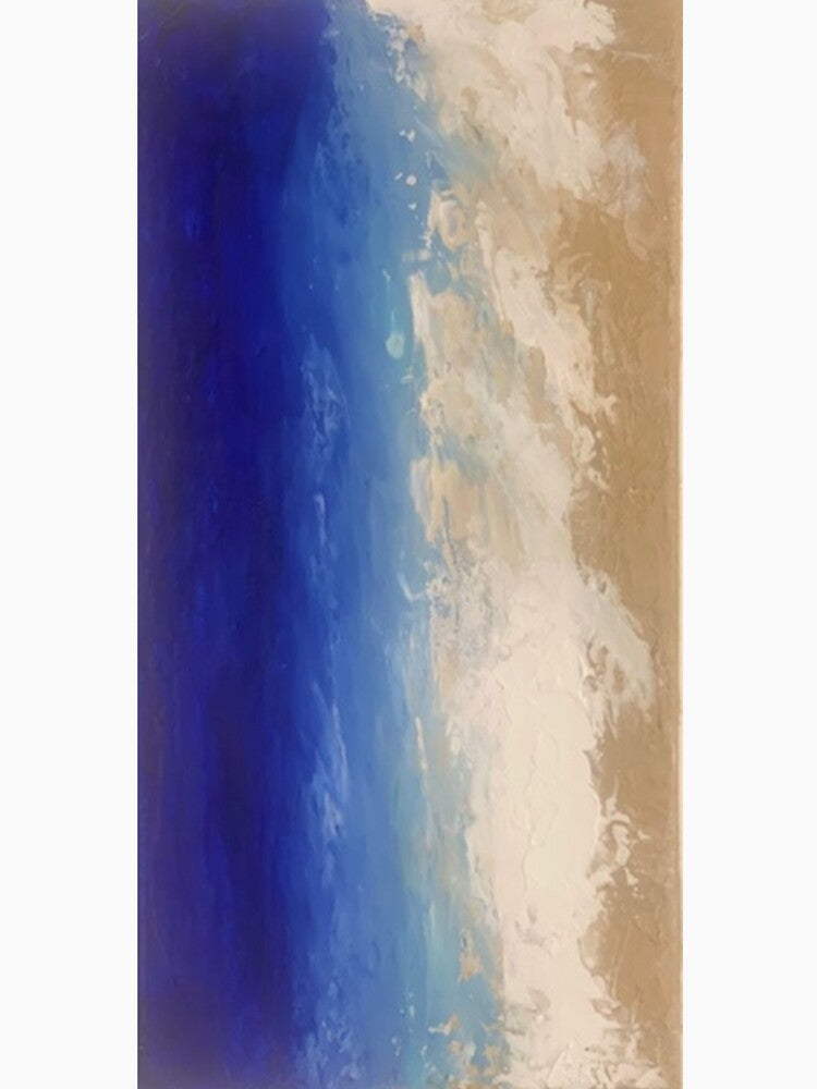 Vertical Ocean and Beach Abstract by shawnsartistry