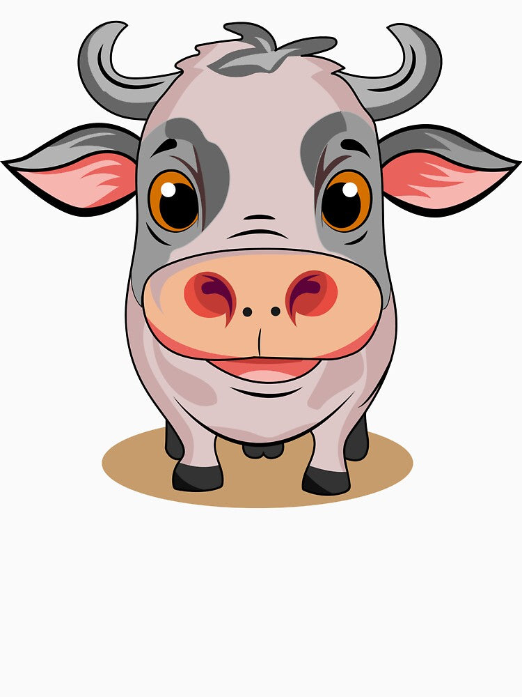 Cartoon Baby Cow by Monimohandas