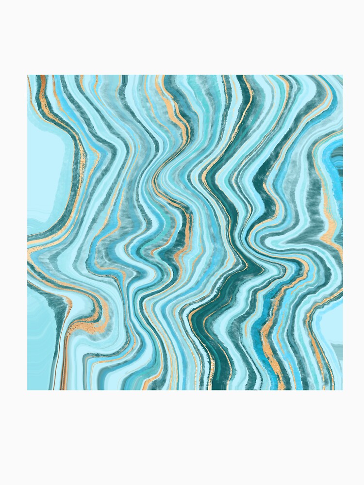 BLUE WAVES  WALL  ART & POSTERS NEW COOL DESIGN by MorbenTrend