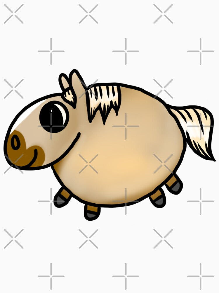 Palomino Potato Pony by ashleysarts