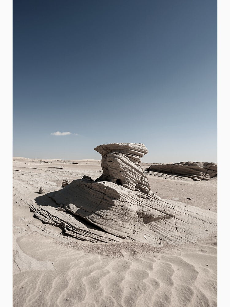 Artistic Sand stones in the desert of Dubai by DavidGabisPhoto
