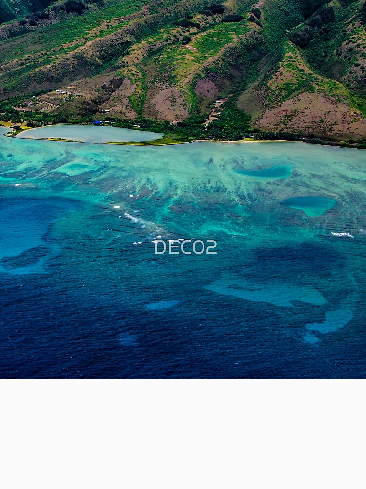 Exotic, Scenic, Tropical Ocean Bay in Maui, Hawaii Art Photo by DEC02
