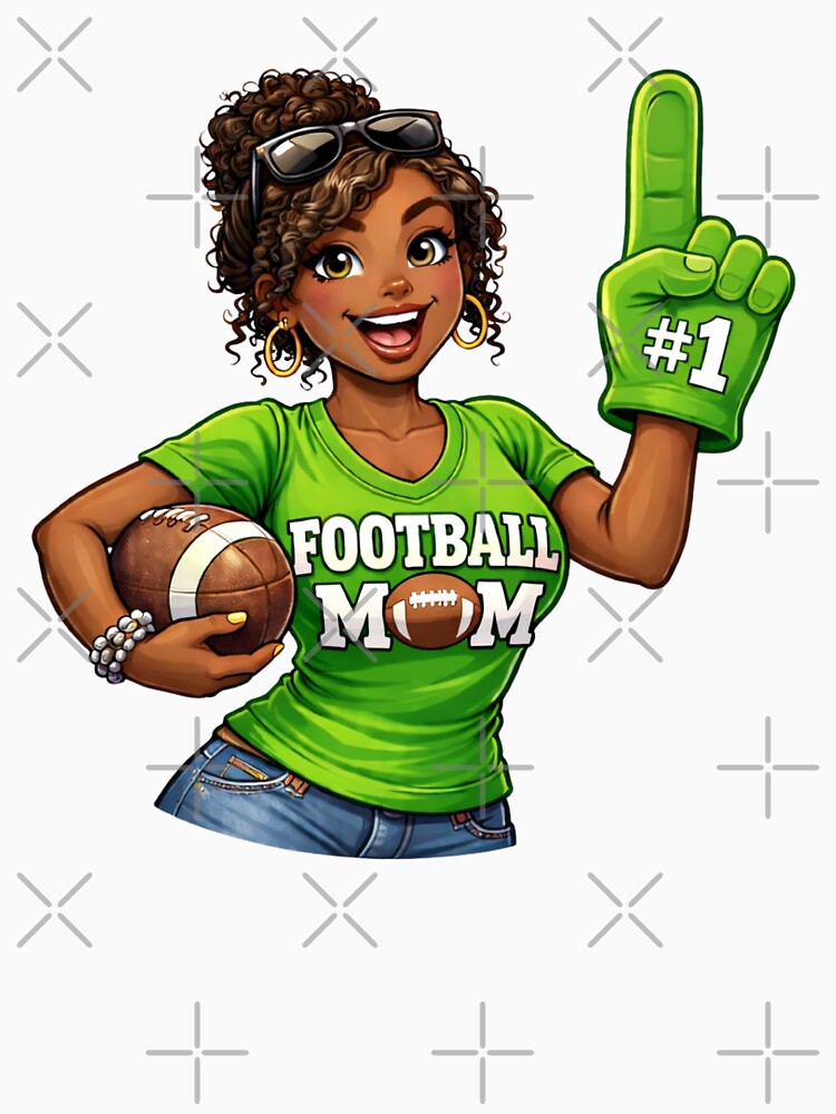 Football Mom - Sports by Myra365Art