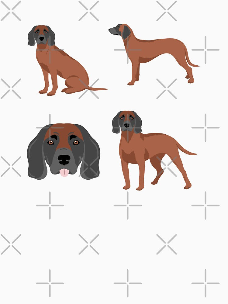 Red Bavarian Mountain Hound Dog by TheAnimalZ00