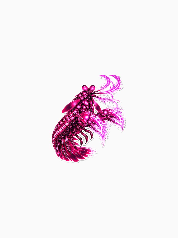 Cyber Mantis Shrimp – Pink Core Neon Strike by RaccoonFish
