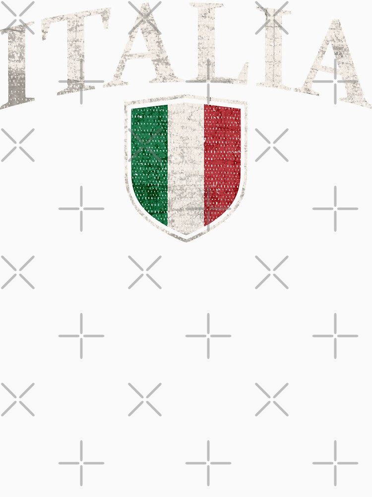 Italy National Flag Vintage Proud Italian Gift Italy Shield Retro Grunge by alenaz