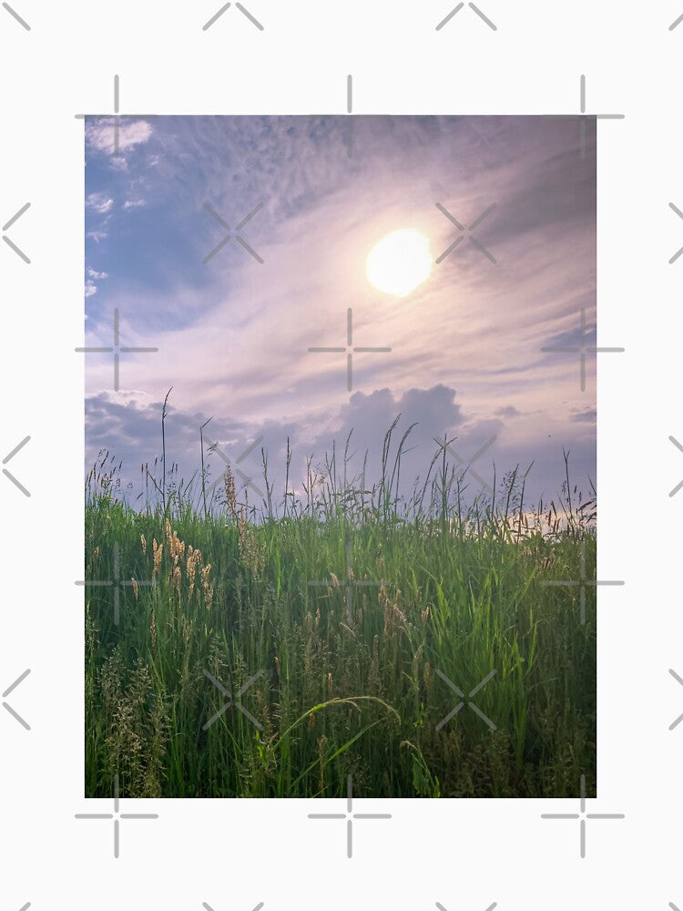 Nature Landscape Clouds Sun Green Lawn by eleonoraingrid