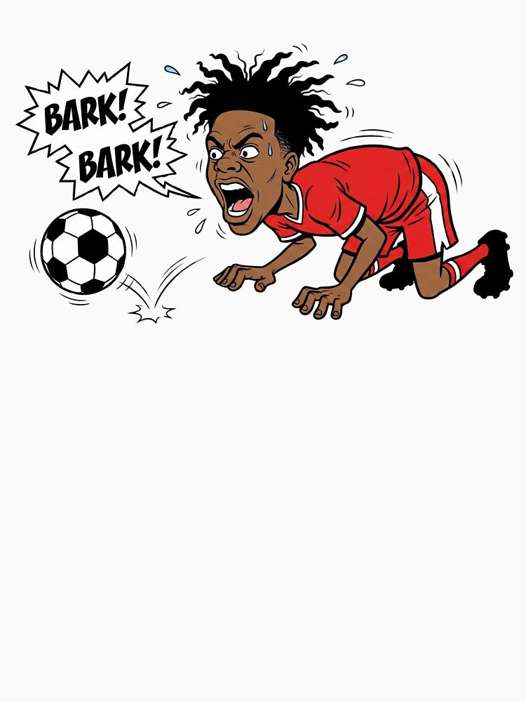 Soccer Player Barking by Thanabordee