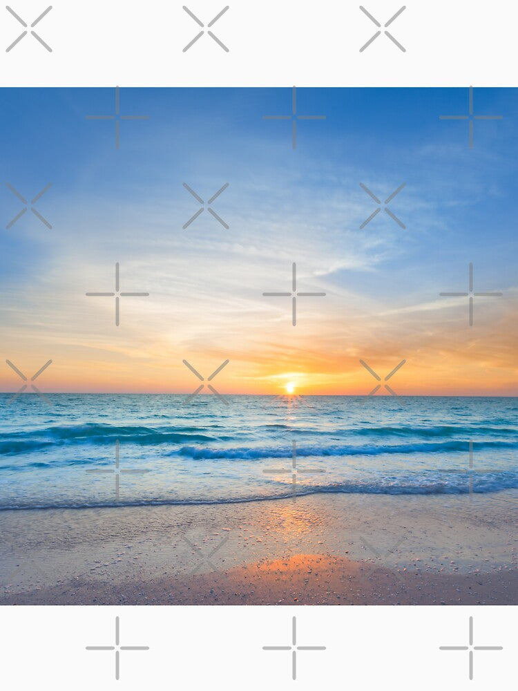 Beautiful Tropical Ocean Beach Sunset by silviaol