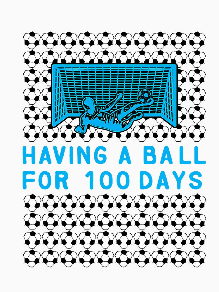 Having A Ball For 100 Days Of School Soccer 100th Day Boys by ArleneRowe