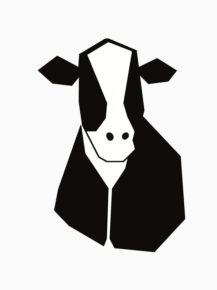 Geometric Cow by BeefHamPoultry