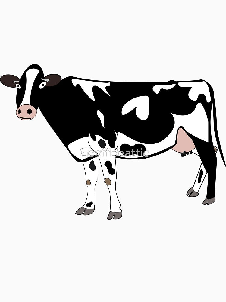 Cartoon smiley cow 03 by GeoffBeattie
