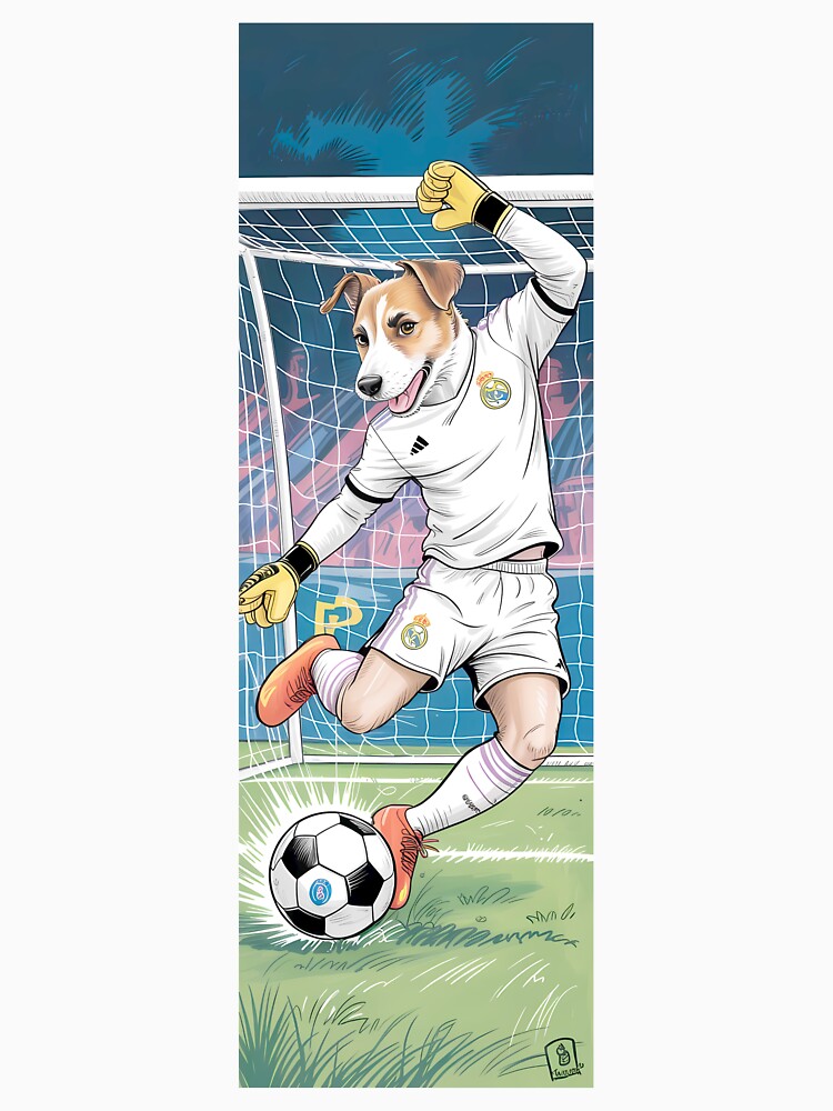 Goalie Dog Soccer Fan Art By Merch, Limited Edition by JERICHOALBERT2