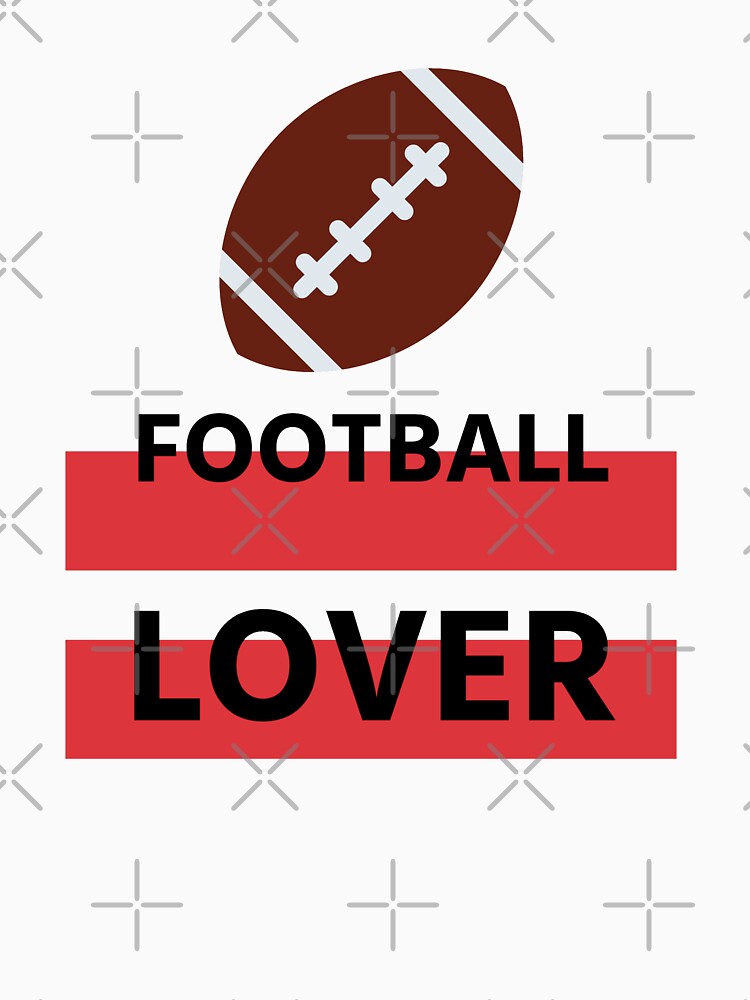 American football lover simple black by oxoxoxo