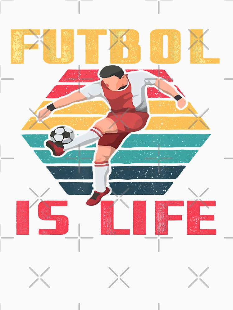 Mens Best Futbol Is Life Soccer Football Lover Vintage Cute Gifts by Afcwilkinson309