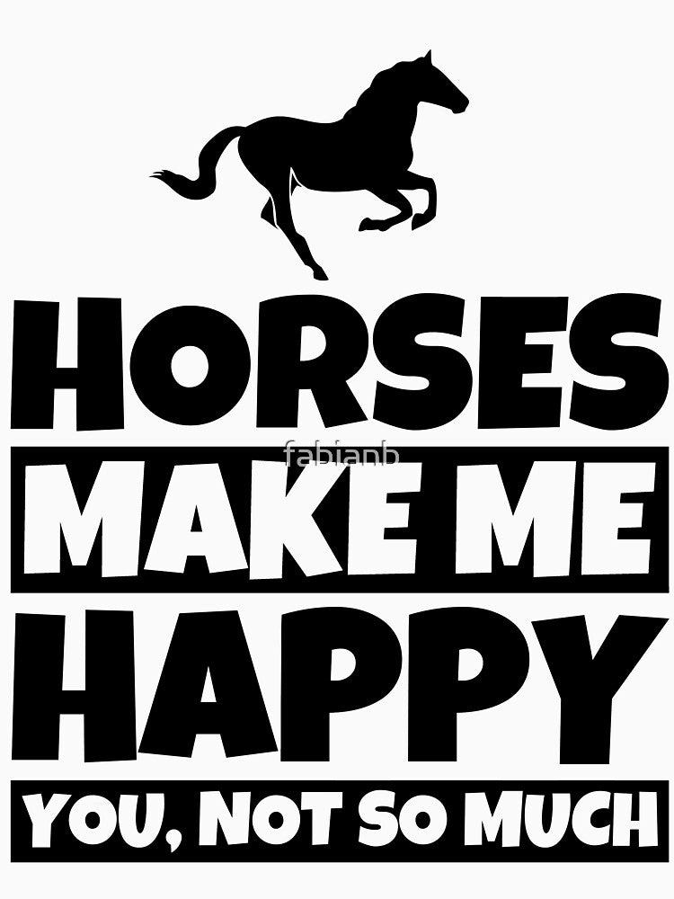 Horse Lover Gifts - Funny Horse Riding Humor by fabianb