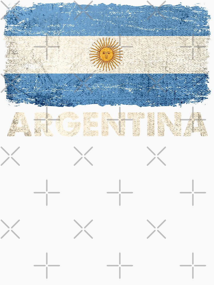 Vintage Argentina Flag Sun Of May Argentinian Pride Gifts by alenaz