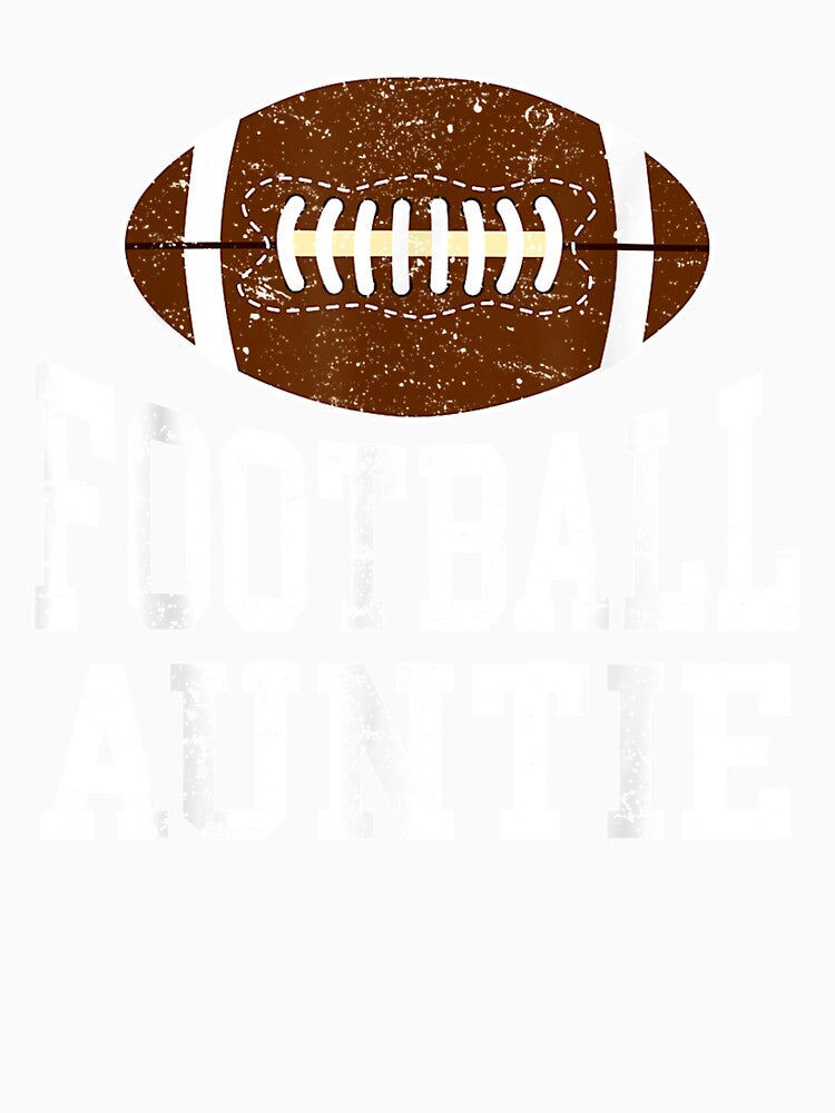 Funny American Football Auntie Retro Sports Football Lover by CuthbertShop