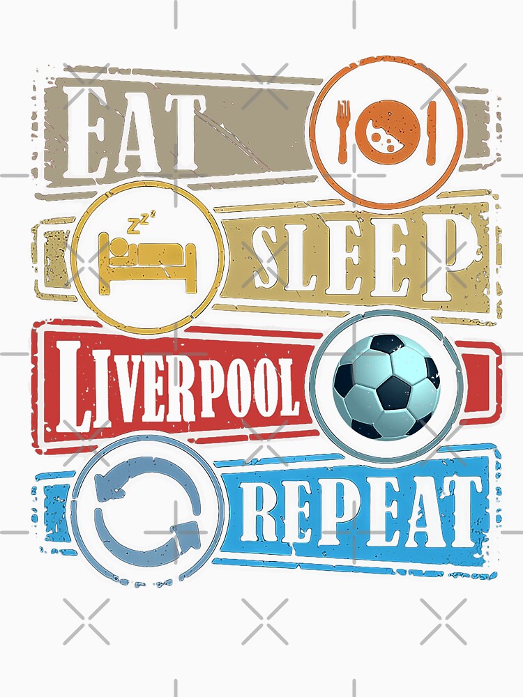 Eat sleep Liverpool football repeat by smallcatvn
