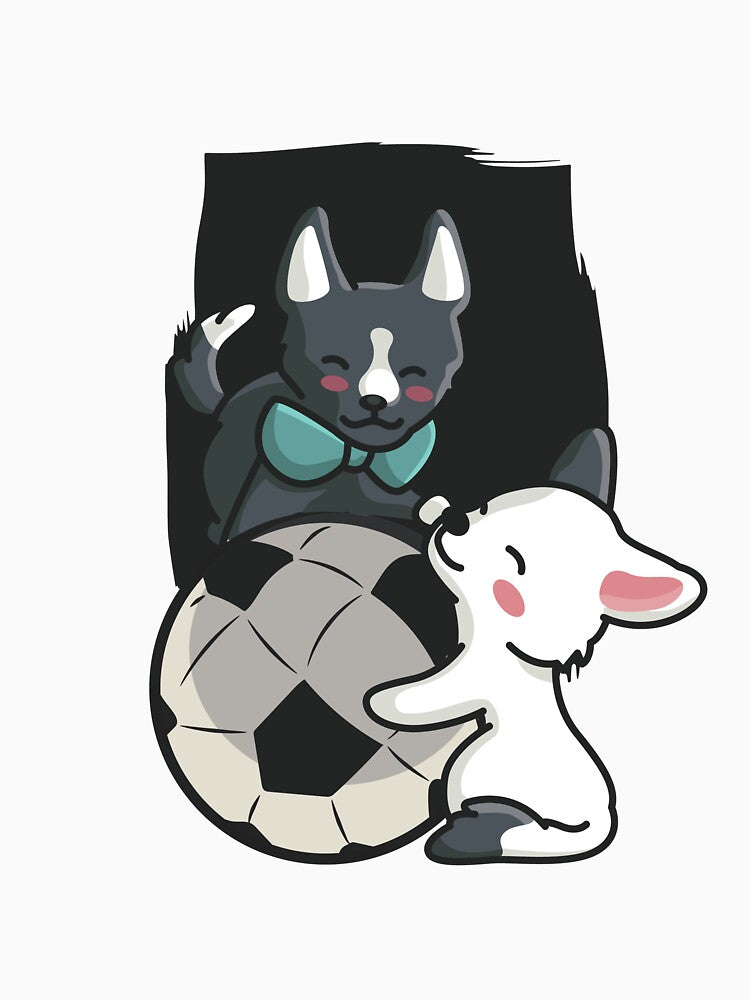 Cats babies play soccer by Dibbelchen