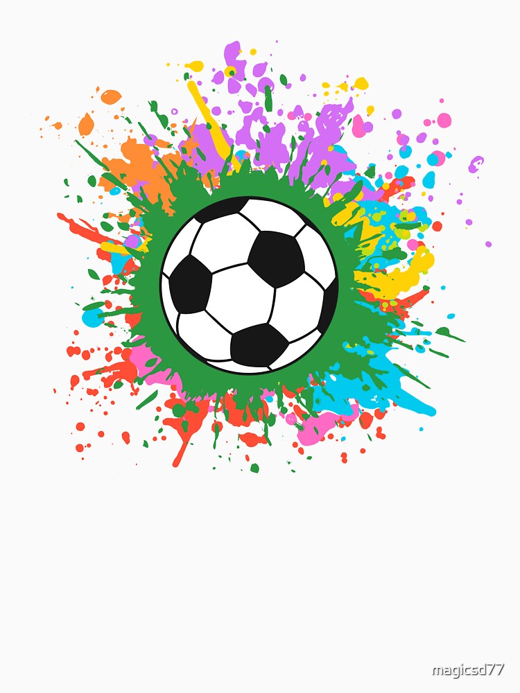 Funny Soccer Ball Coach Player Athletic Sports Design by MagicSD Designs