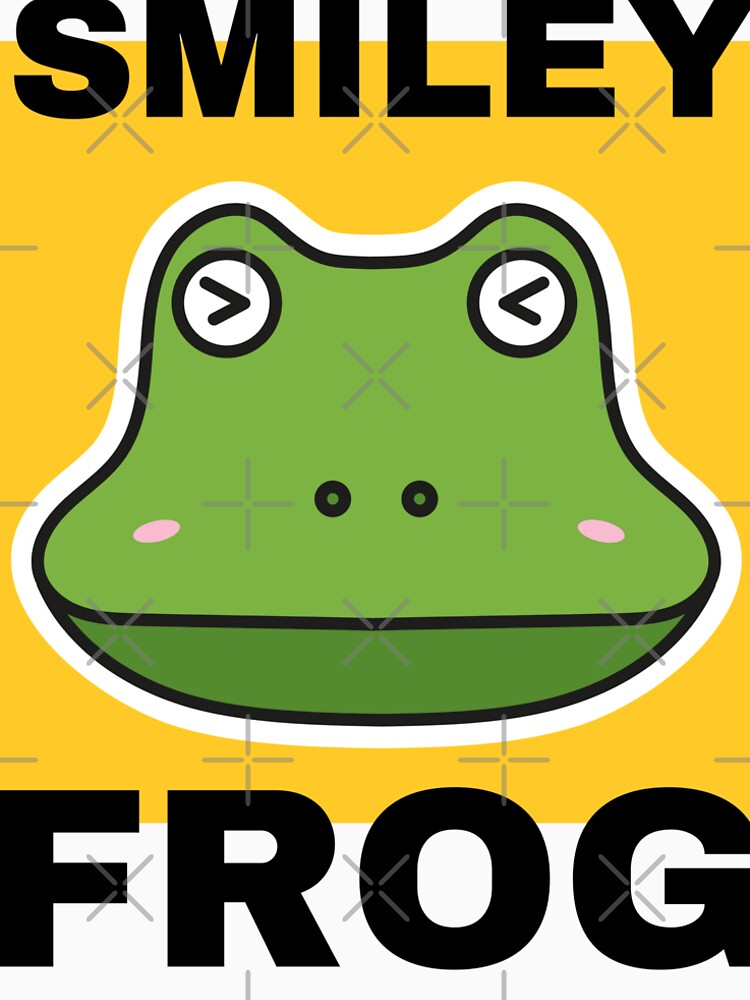 Smile every day like a green frog funny by klimov0101