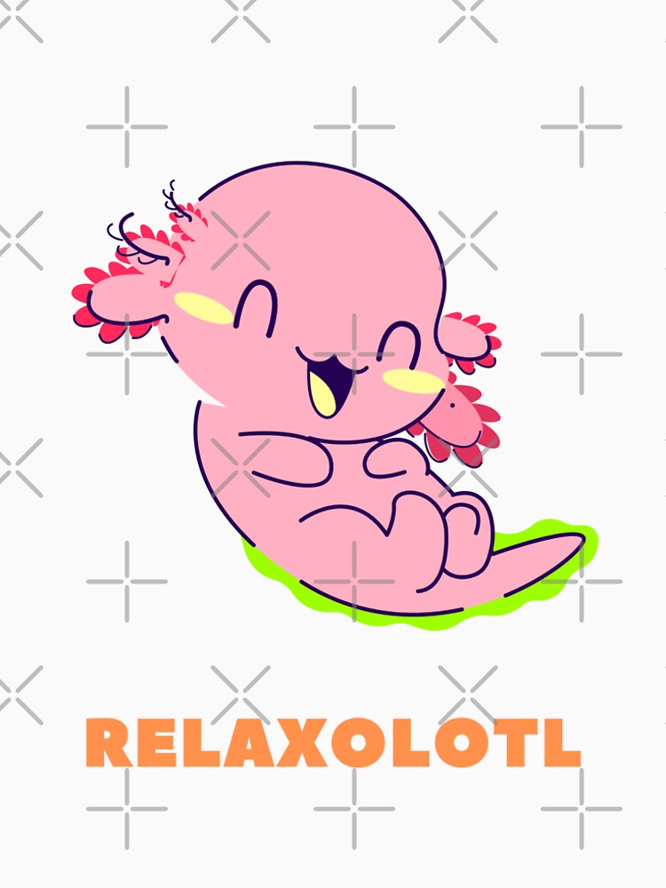 Axlotl funny relaxolotl people awesome by klimov0101