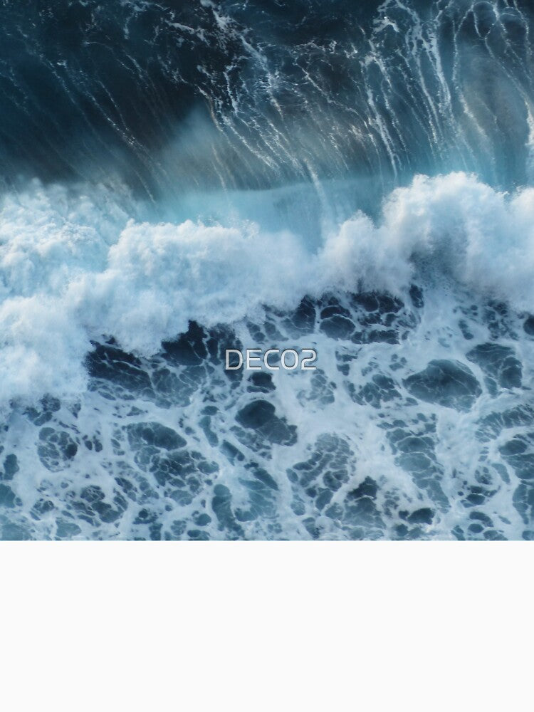 Stunningly Captivating Ocean Waves At Midnight by DEC02