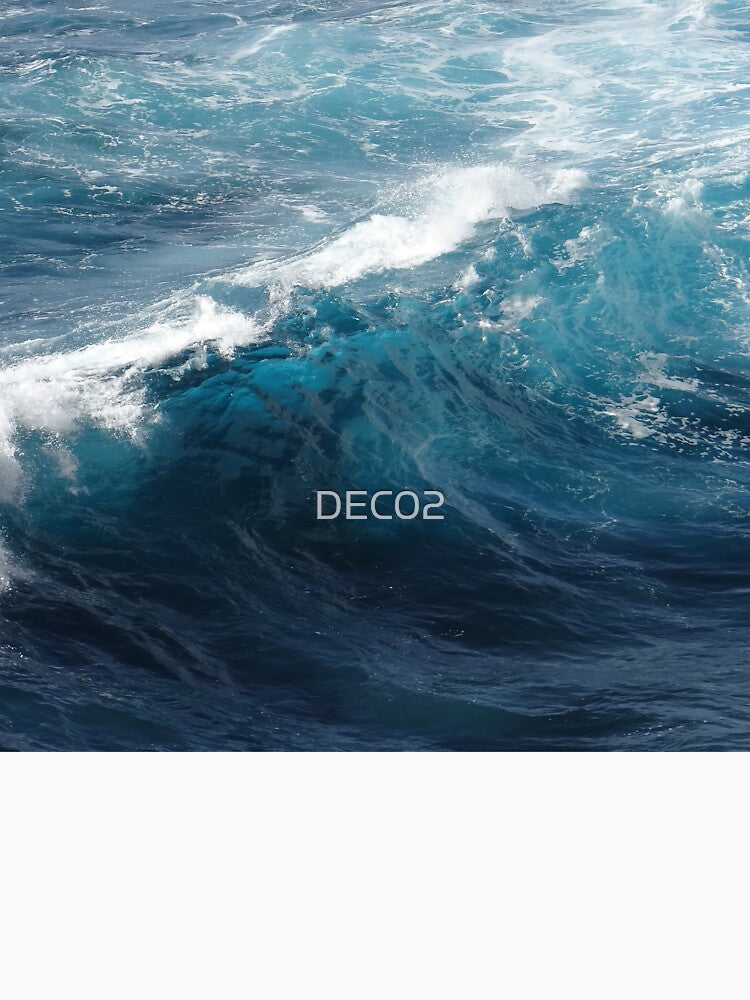 Dramatic Ocean Waves With Majestic Foamy Sea Spray by DEC02