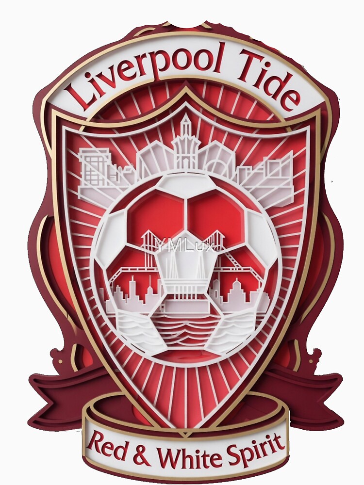 Liverpool Tide T Shirt, Red & White Spirit Mug, Soccer City Pride Gift by YMLux