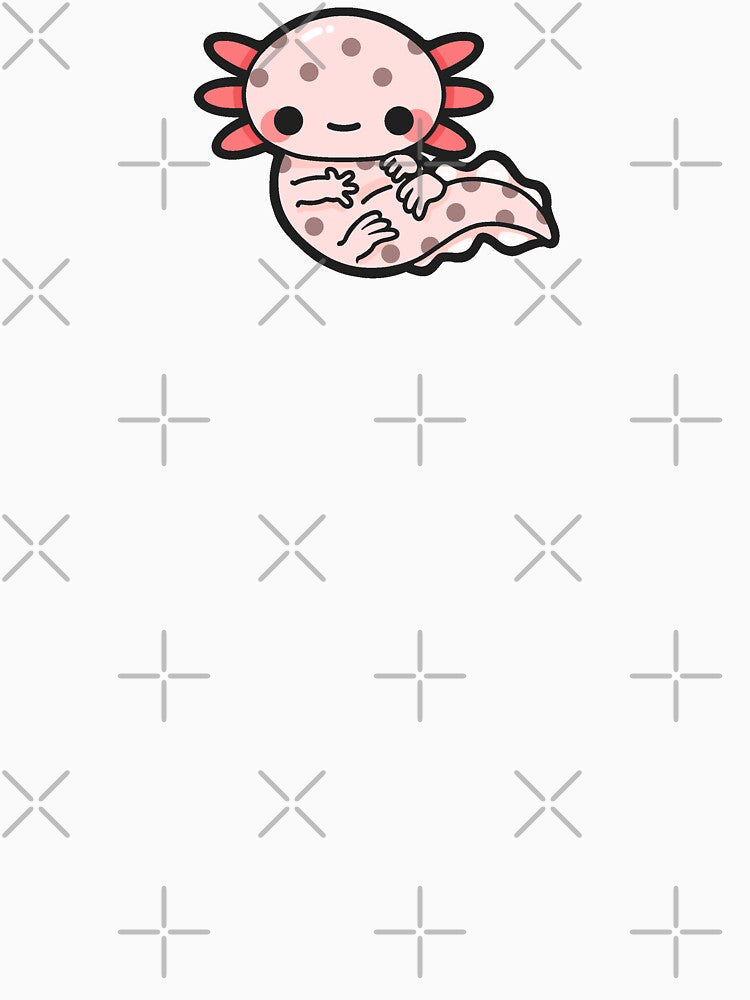Piebald Axolotl by Mint Garden