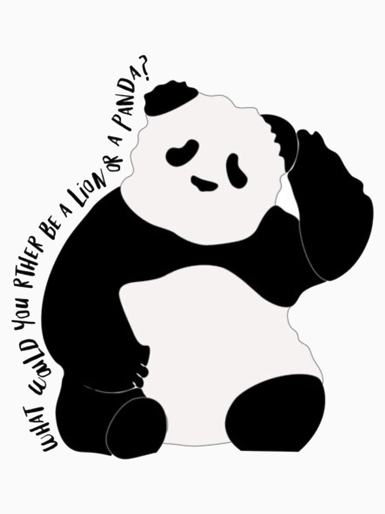 What would you rather be a Lion or Panda by LeahCampbel