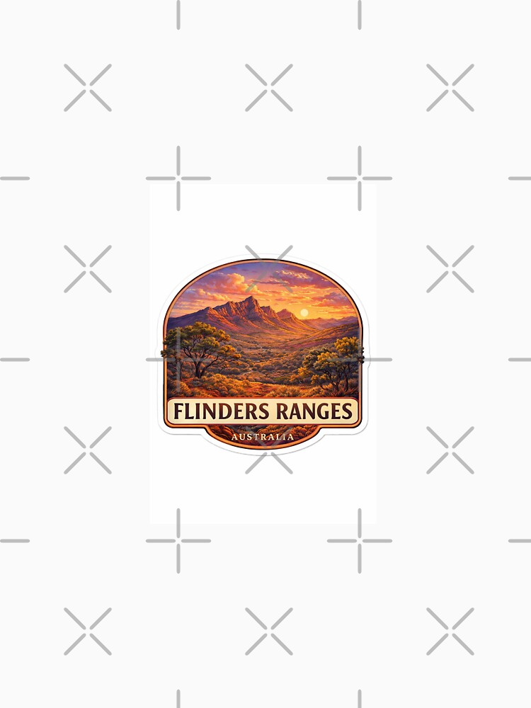 Flinders Ranges Scenic Nature Decal by Luxureheaven