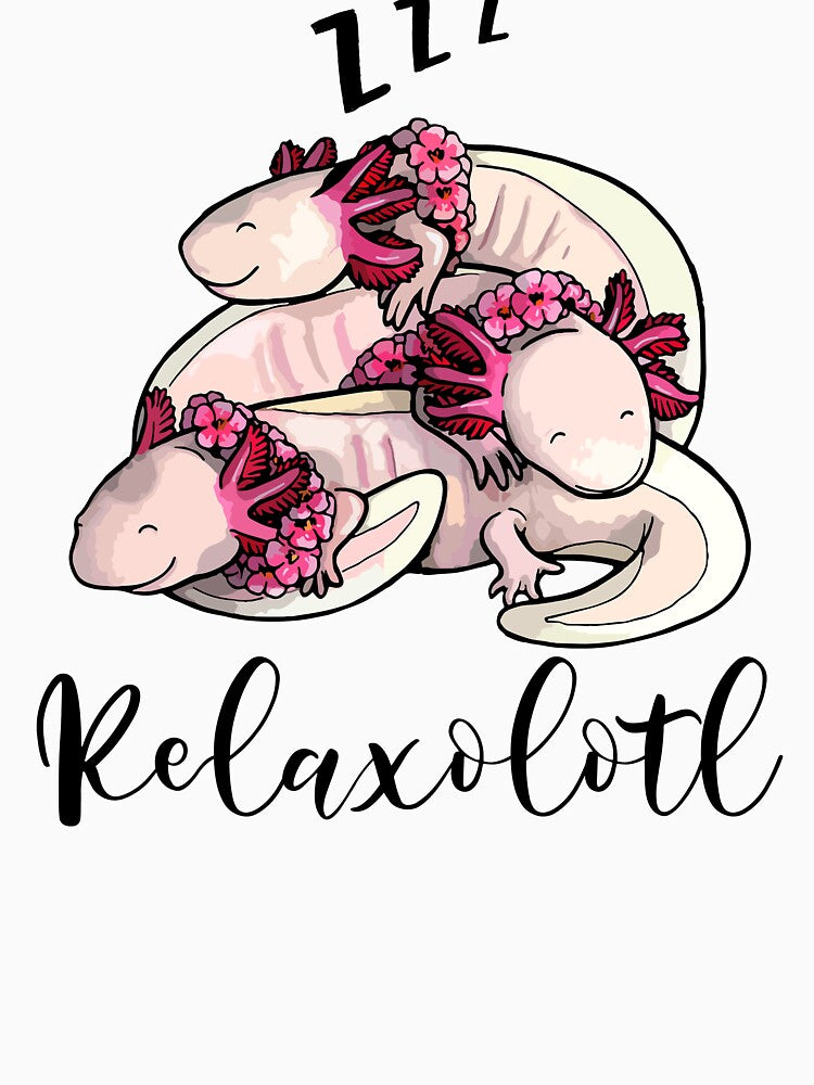 Relaxolotl - Funny Axolotl by SunsetGloww