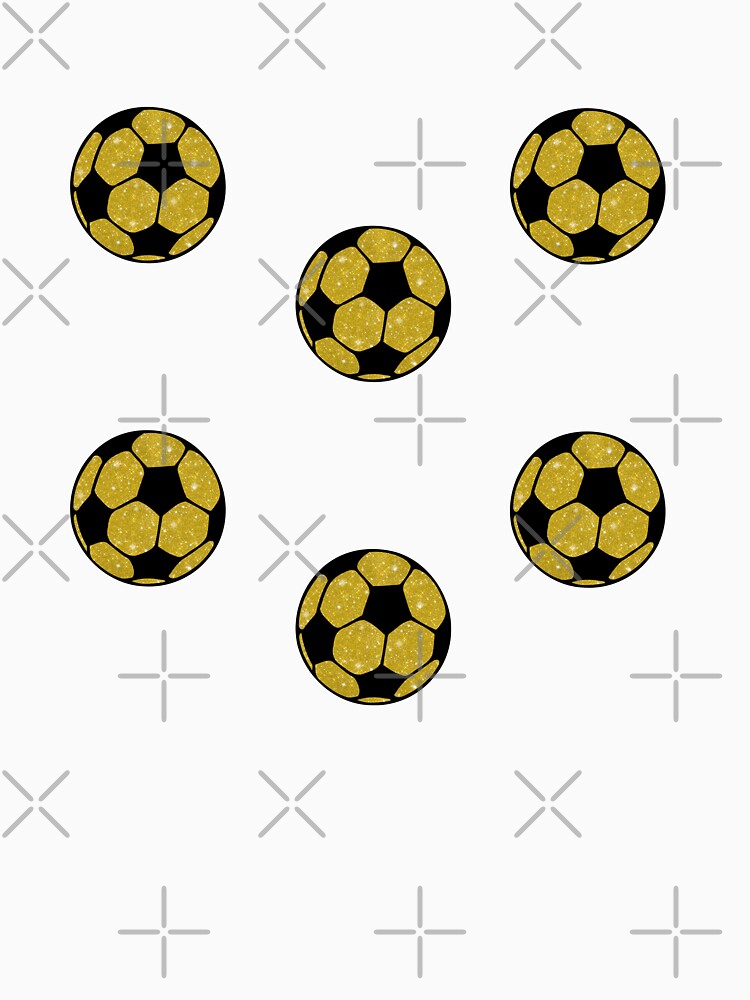 Yellow Preppy Glitter Soccer Ball Set Pack by wonderxwander
