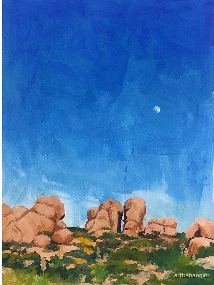 serene desert rock formations by artbanannie