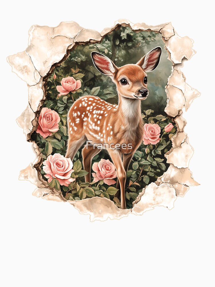 Vintage deer by Fran Fryberg