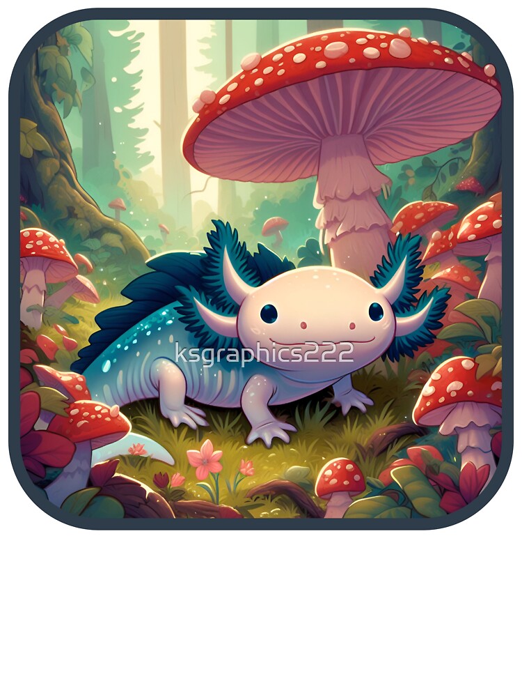 Axolotl Art #53 | Axolotl Lovers by ksgraphics222