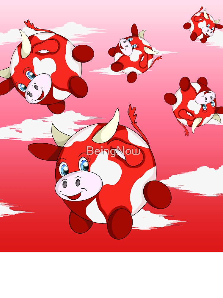 flying bubble cow by BeingNow