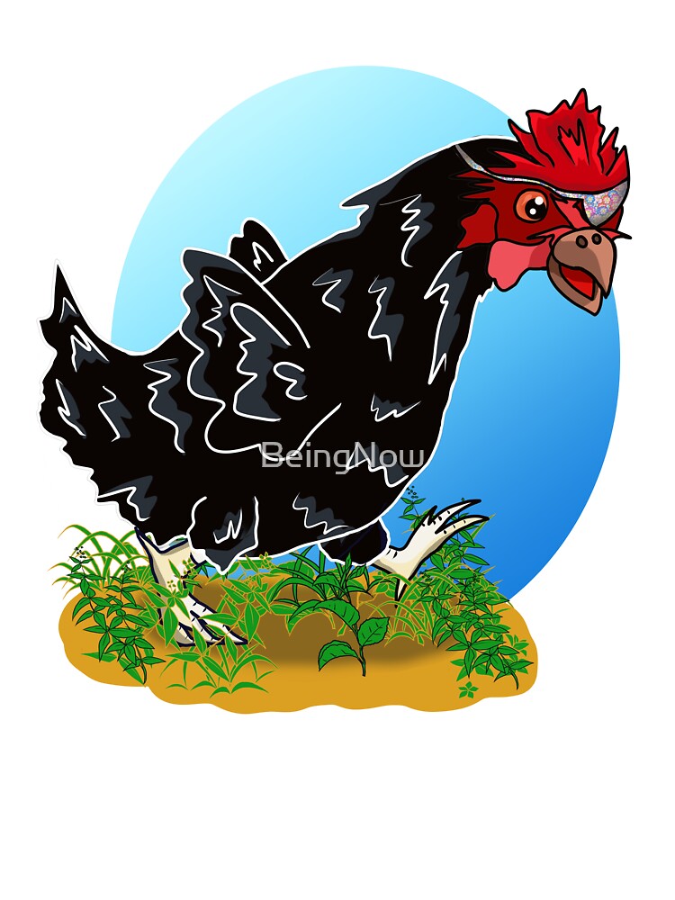 Roxy the cartoon chicken by BeingNow