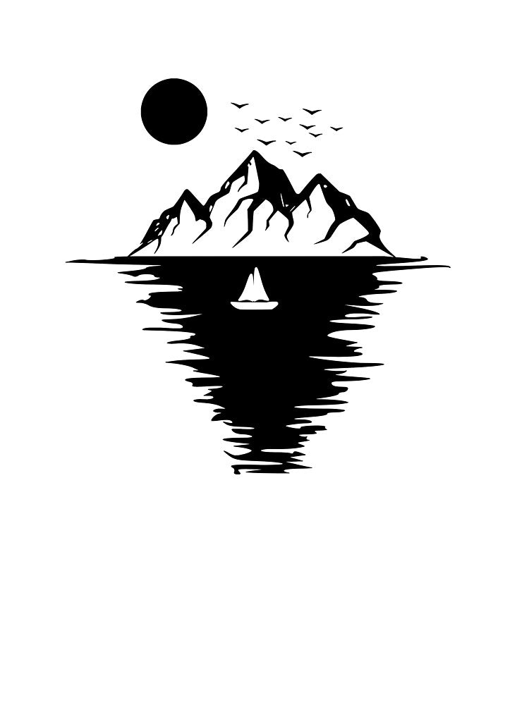 Mountain and Ocean by shellnot
