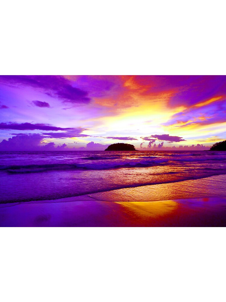 Purple Ocean View by cindyfordyce
