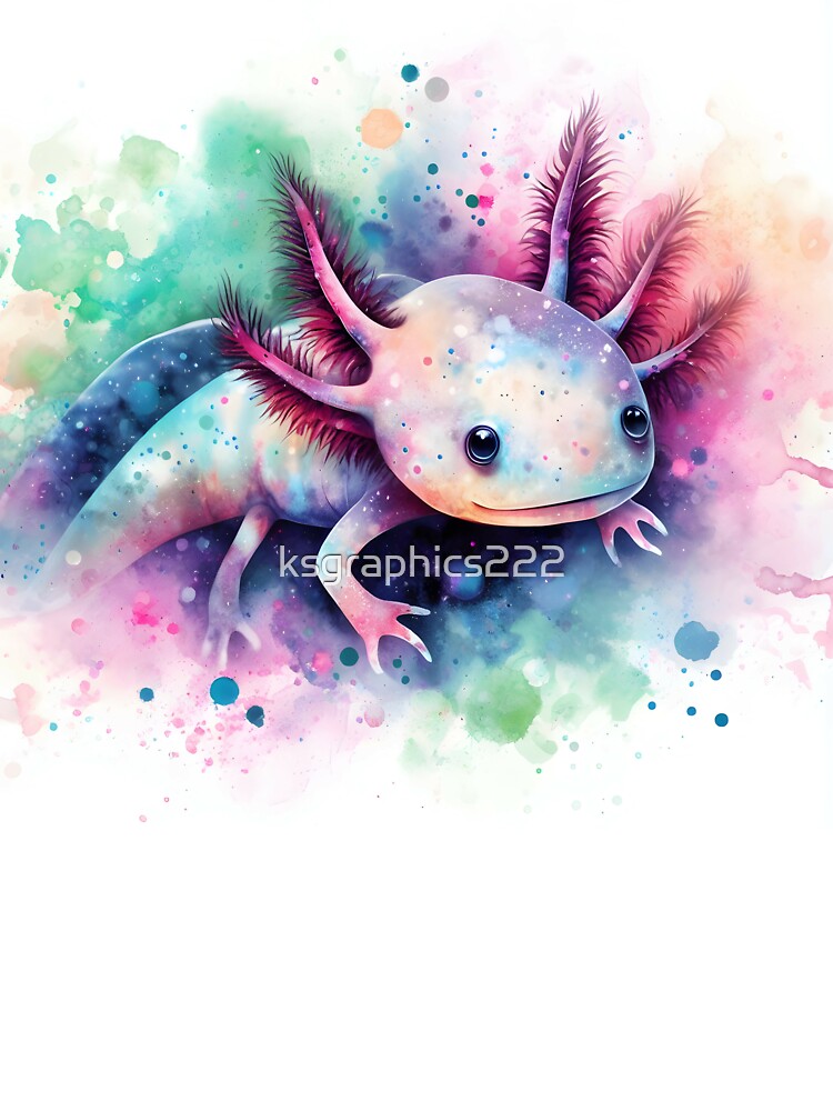 Axolotl Art #10 | Axolotl Lovers by ksgraphics222