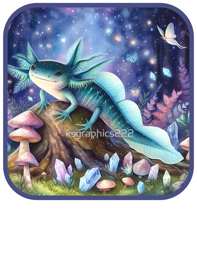 Axolotl Art #16 | Axolotl Lovers by ksgraphics222