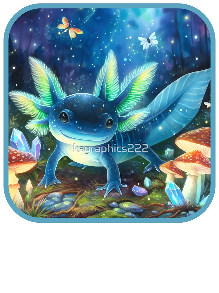 Axolotl Art #17 | Axolotl Lovers by ksgraphics222